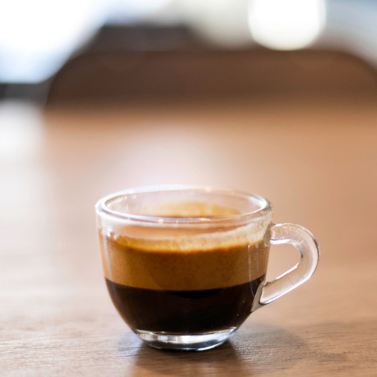 In contrast to popular belief, you can actually see that your coffee beans are freshly roasted. Espresso from a fresh roast has a much thicker crema than espresso made from older beans.