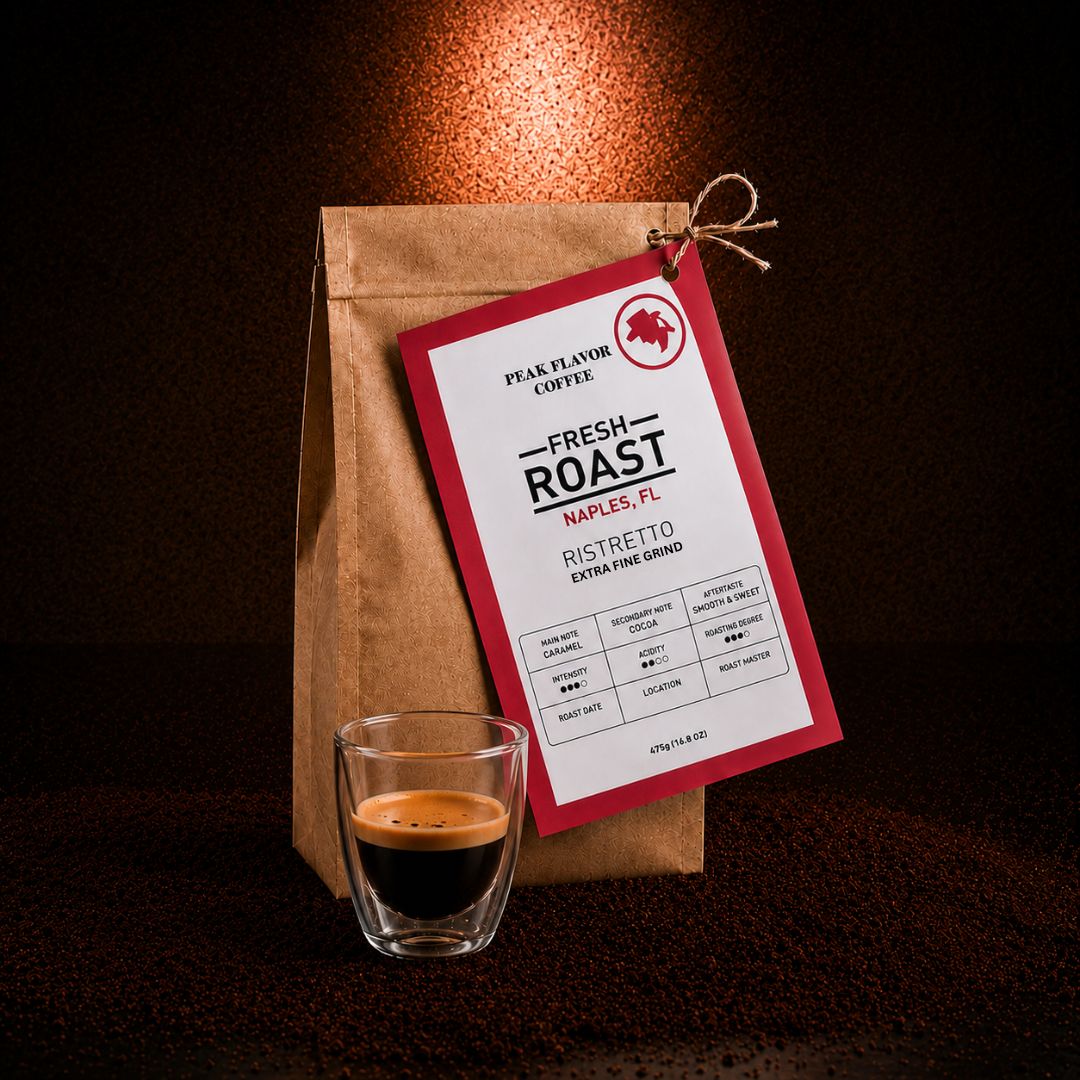 Espresso Grounds for authentic Italian Ristretto