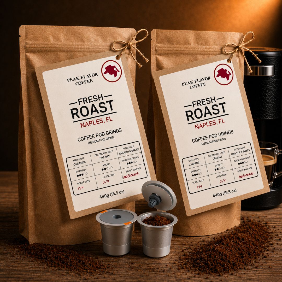 Best Alternative to Bitter K Cups - Coffee Gift Set |31oz & 2 Reusable K Cups
