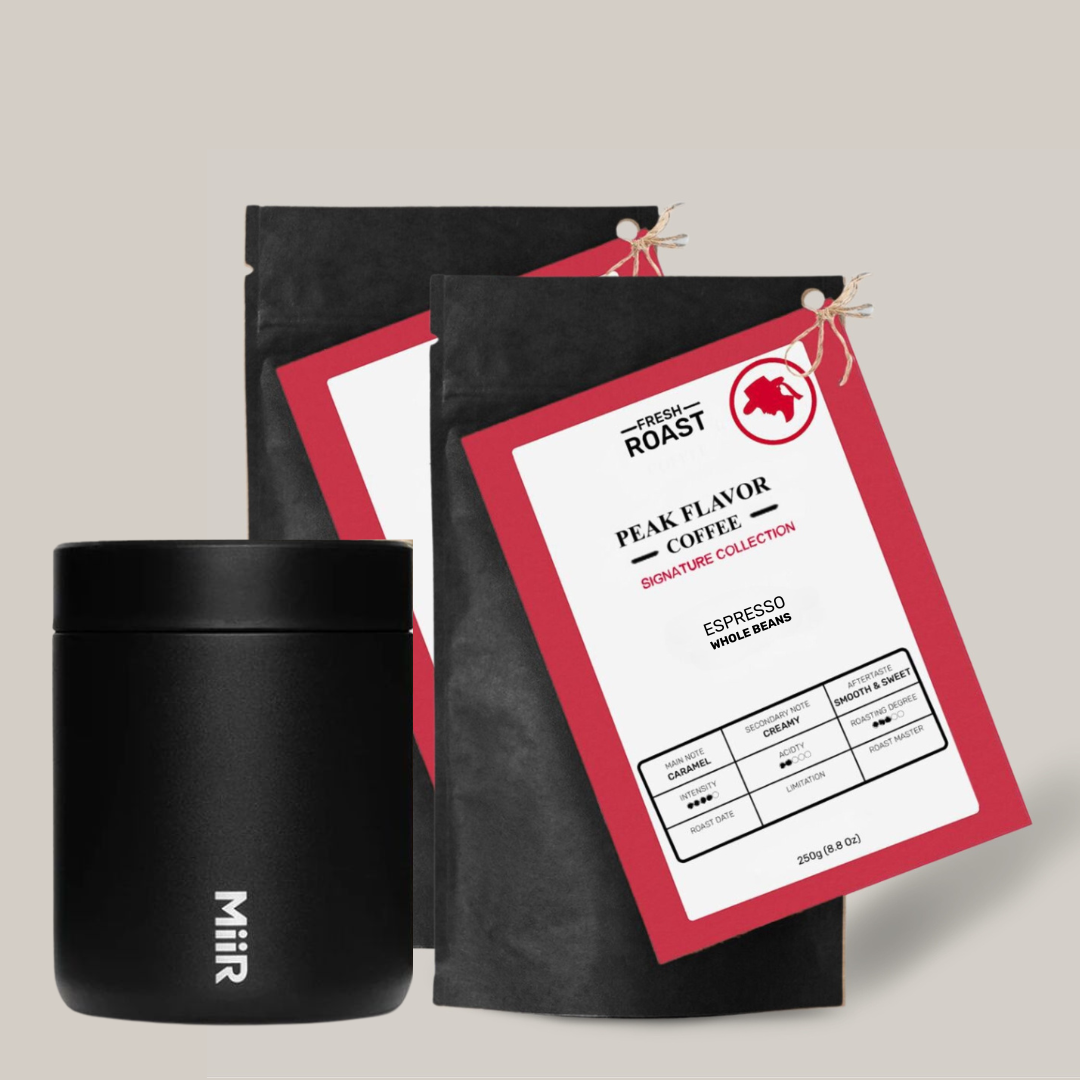 Mirr Canister and Ristretto Signature Beans