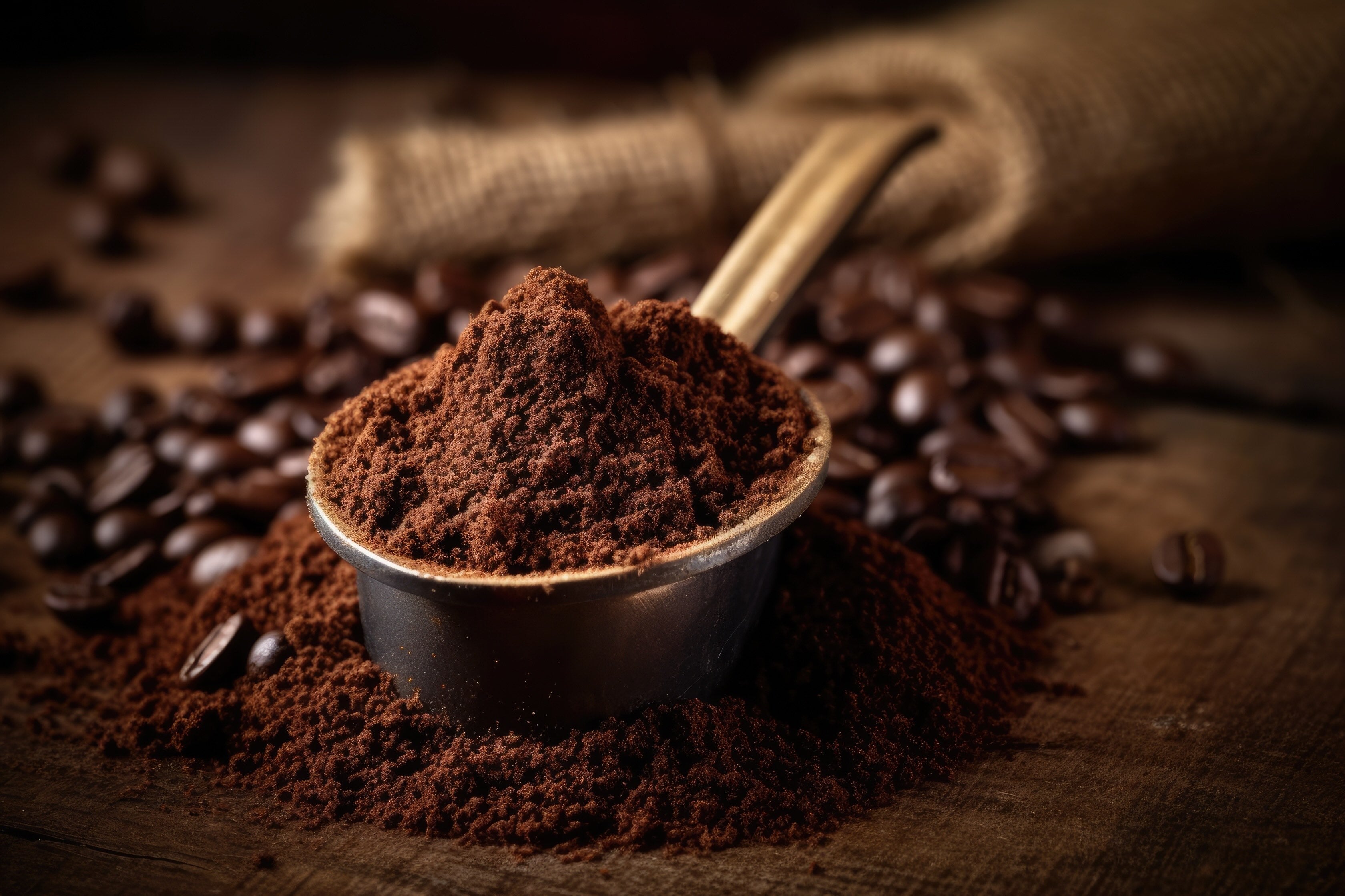 Italian coffee grounds