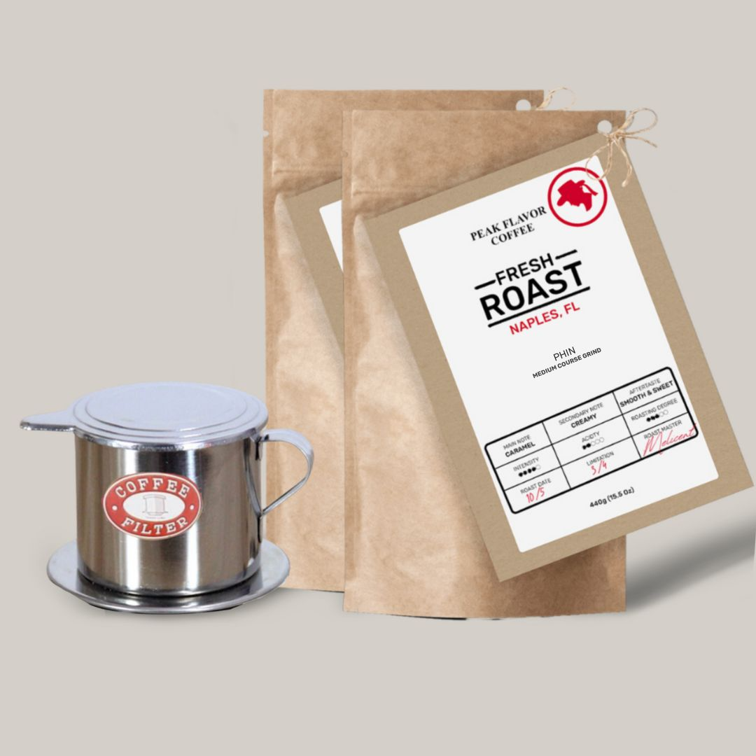 Pair Vietnamese Coffee Grounds with a Phin Coffee Filter