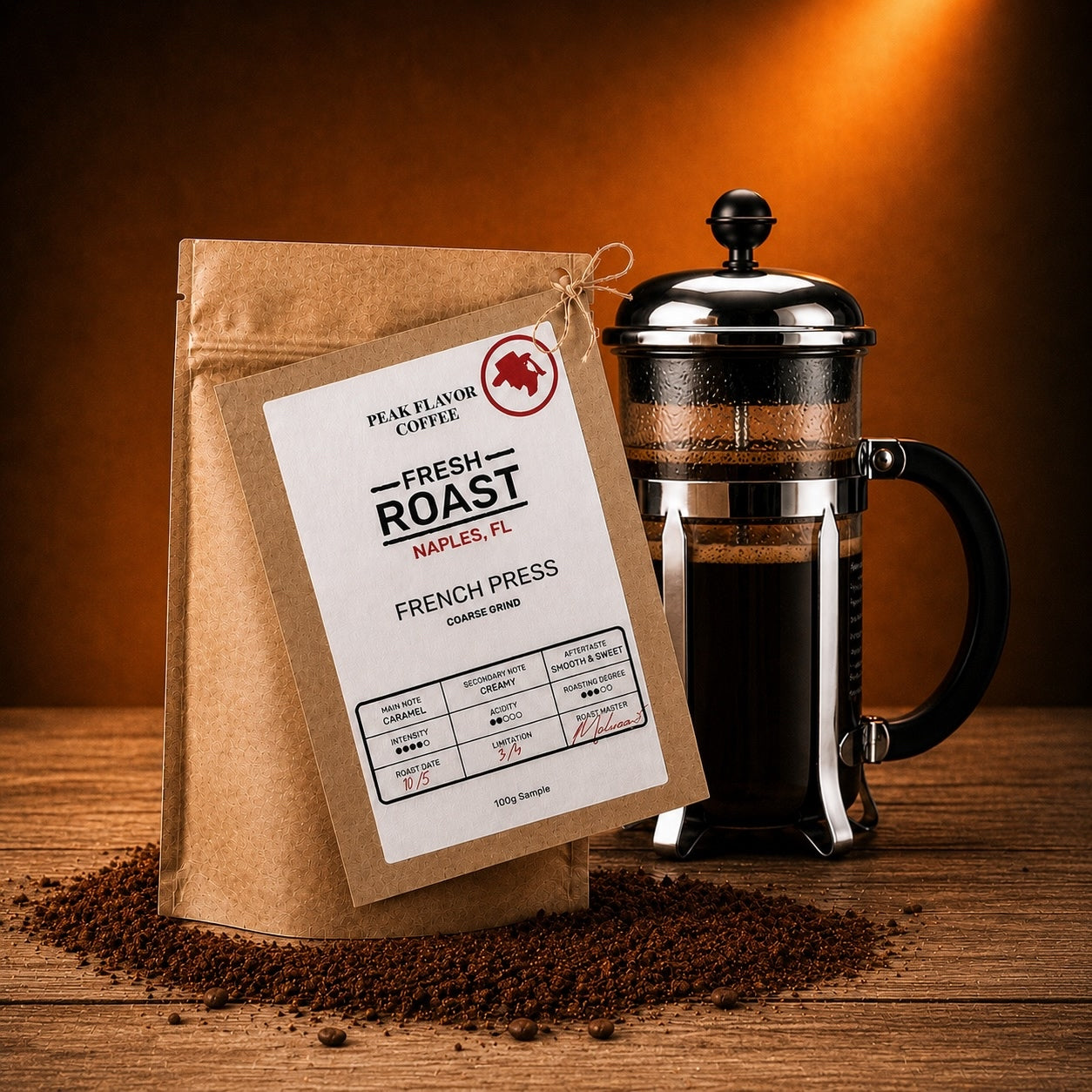Creamy French Press Coffee Trial Size