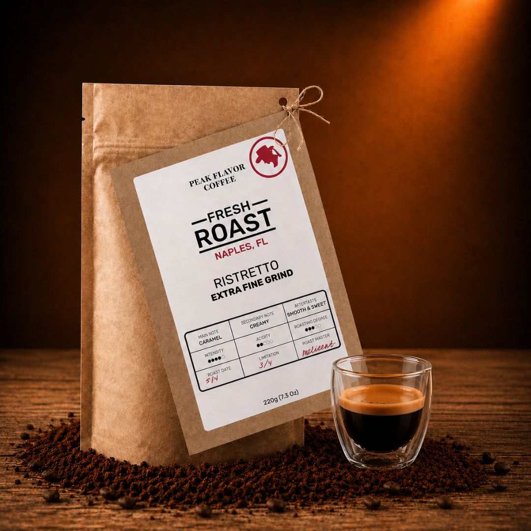 espresso grounds for naturally sweet ristretto 220g