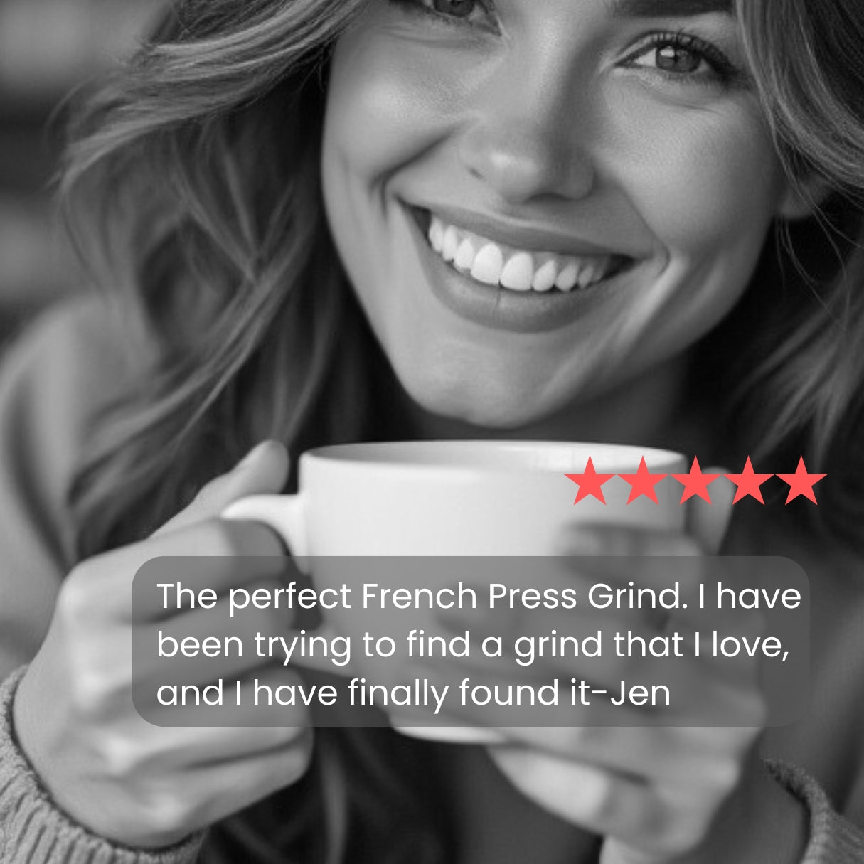 The perfect French press coffee grounds for my device