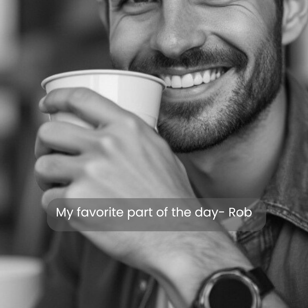 enjoying coffee for k cups
