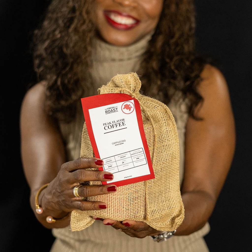 Melicent with a Gift for Coffee Lovers