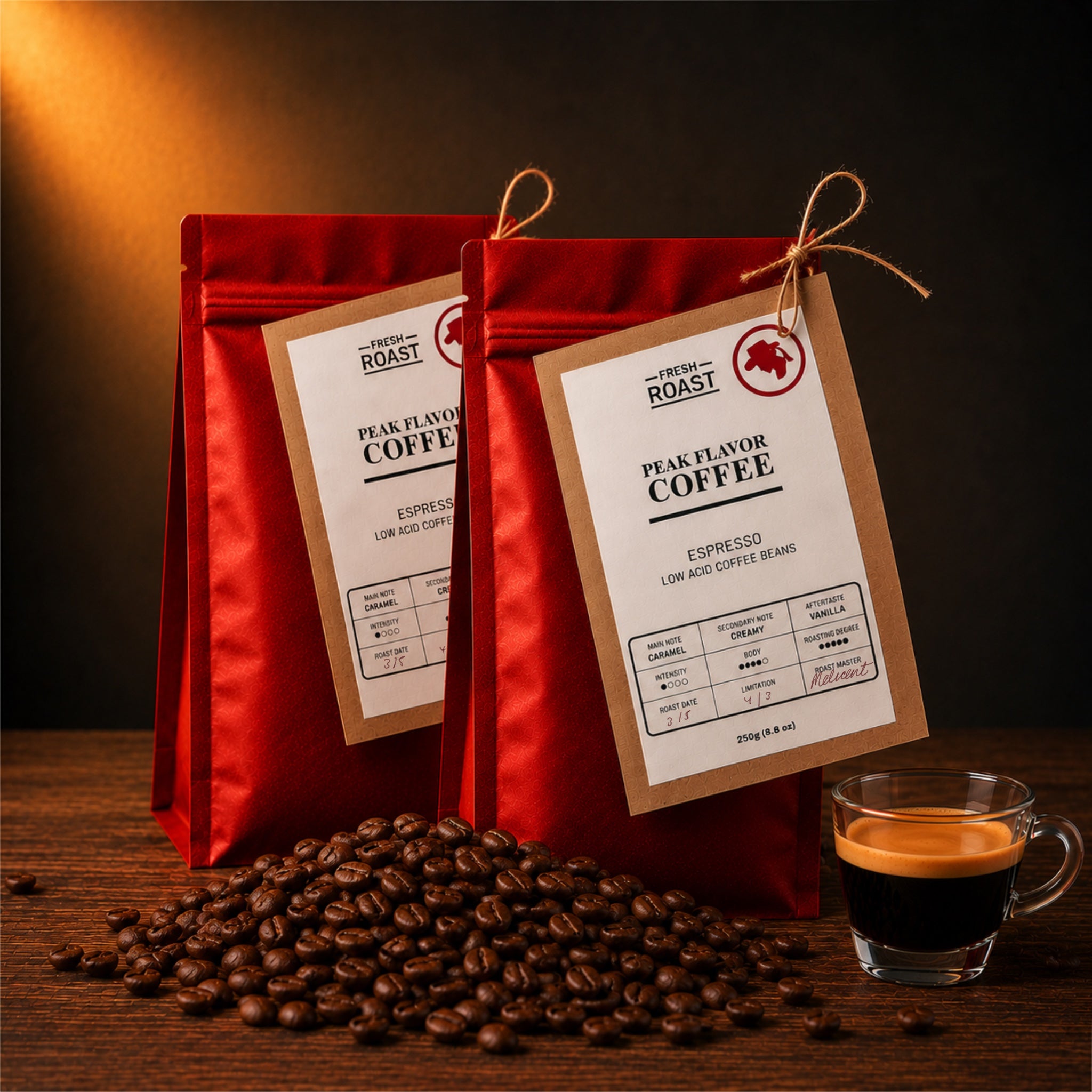 Low acid espresso beans bundle
