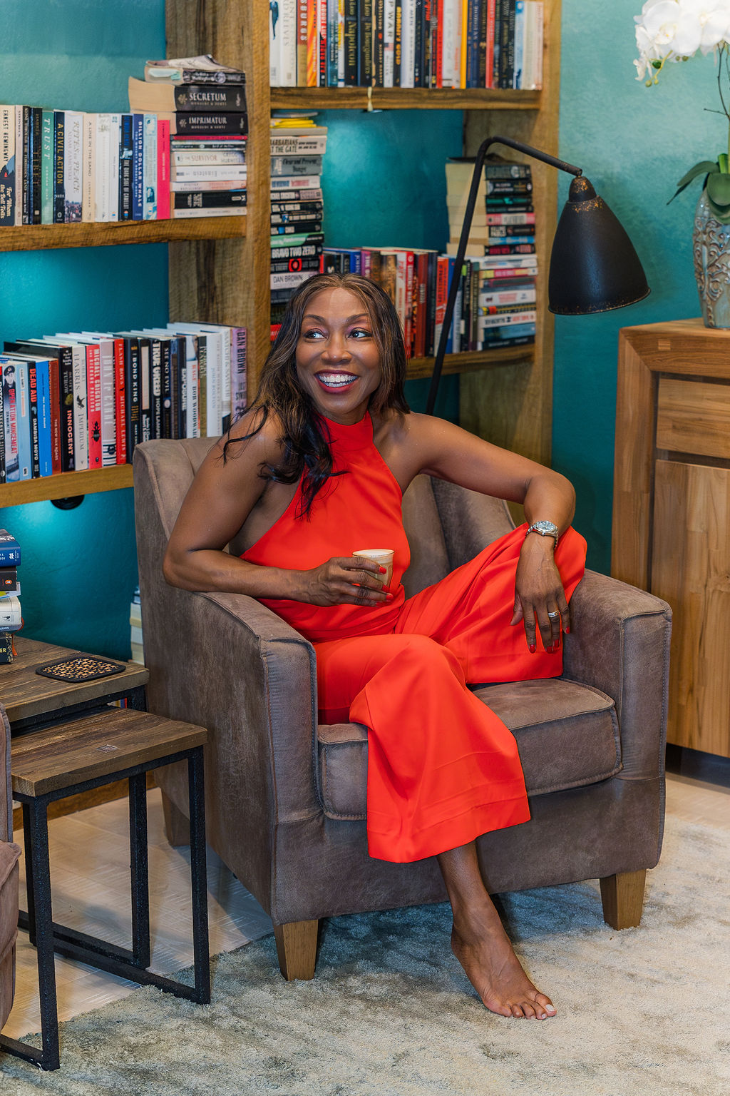 Melicent loves peak flavor cappuccino