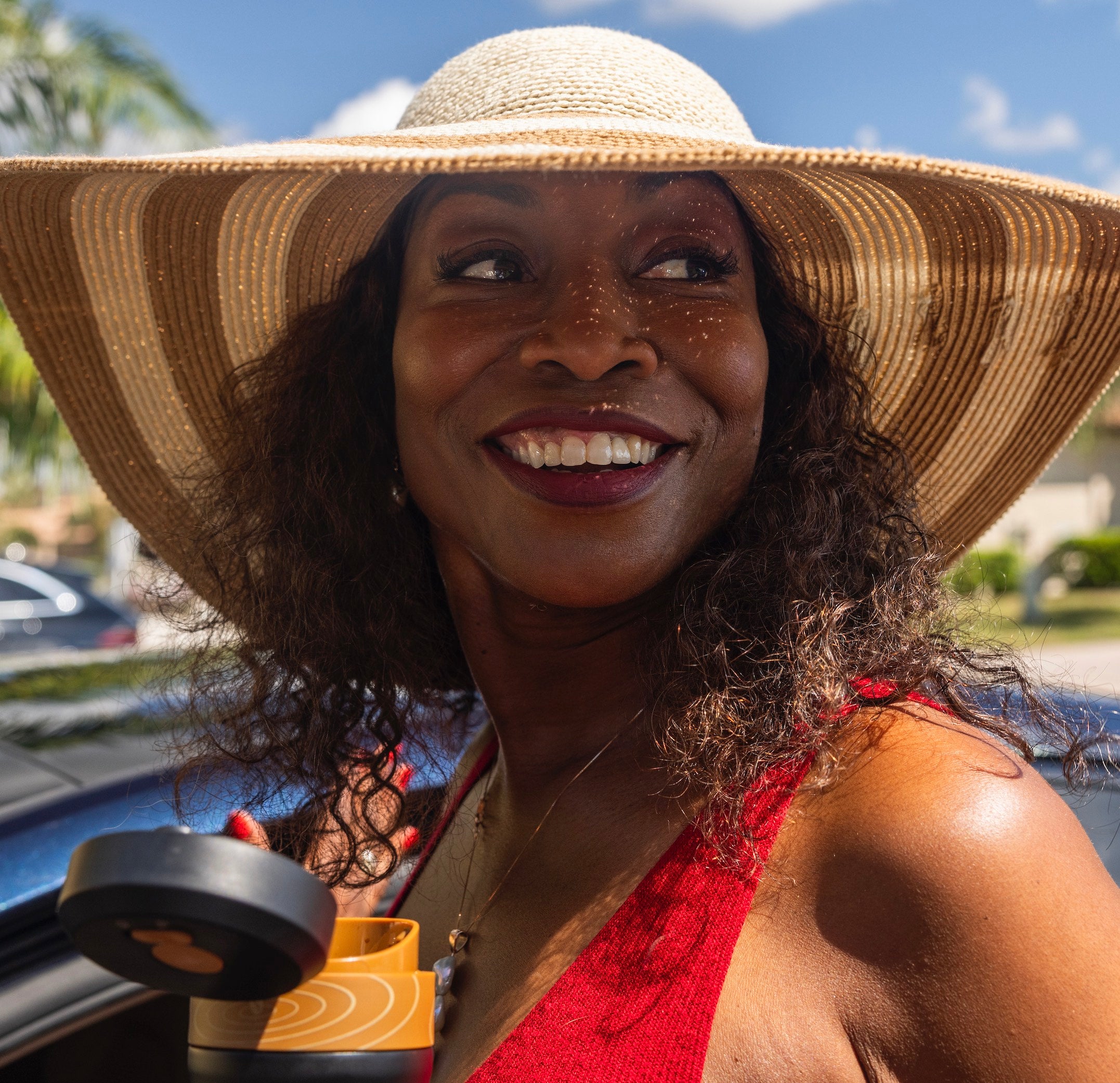 Melicent enjoys French press