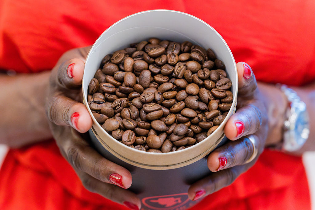 Melicent with Signature Italian Espresso Beans