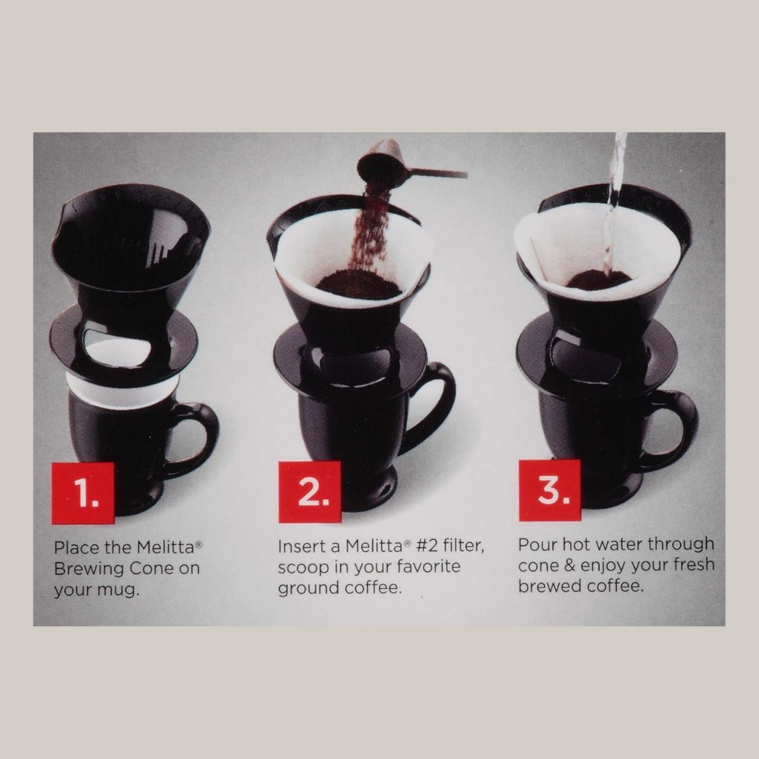 Peak Flavor Pour Over Coffee Brewer / Brews 1 Cup / Black