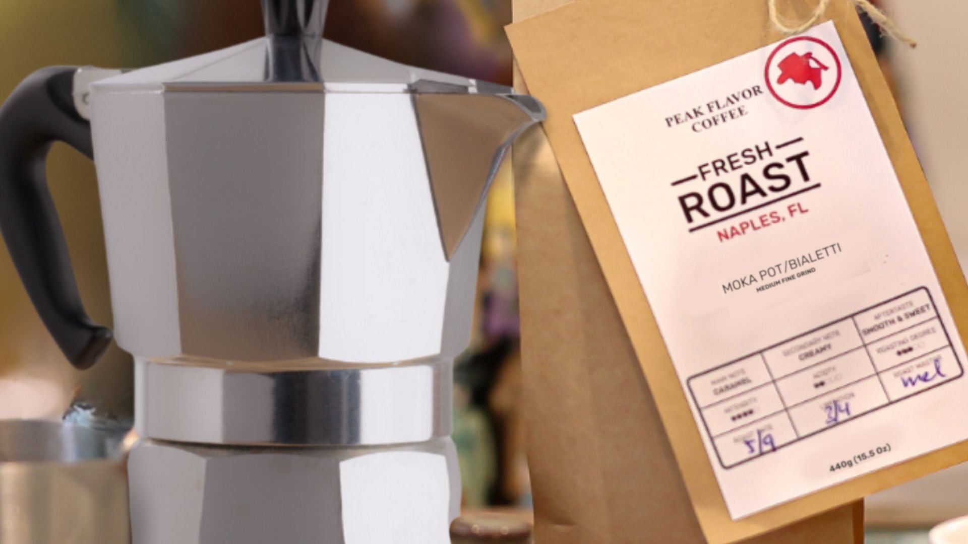 italian coffee for Moka Pot