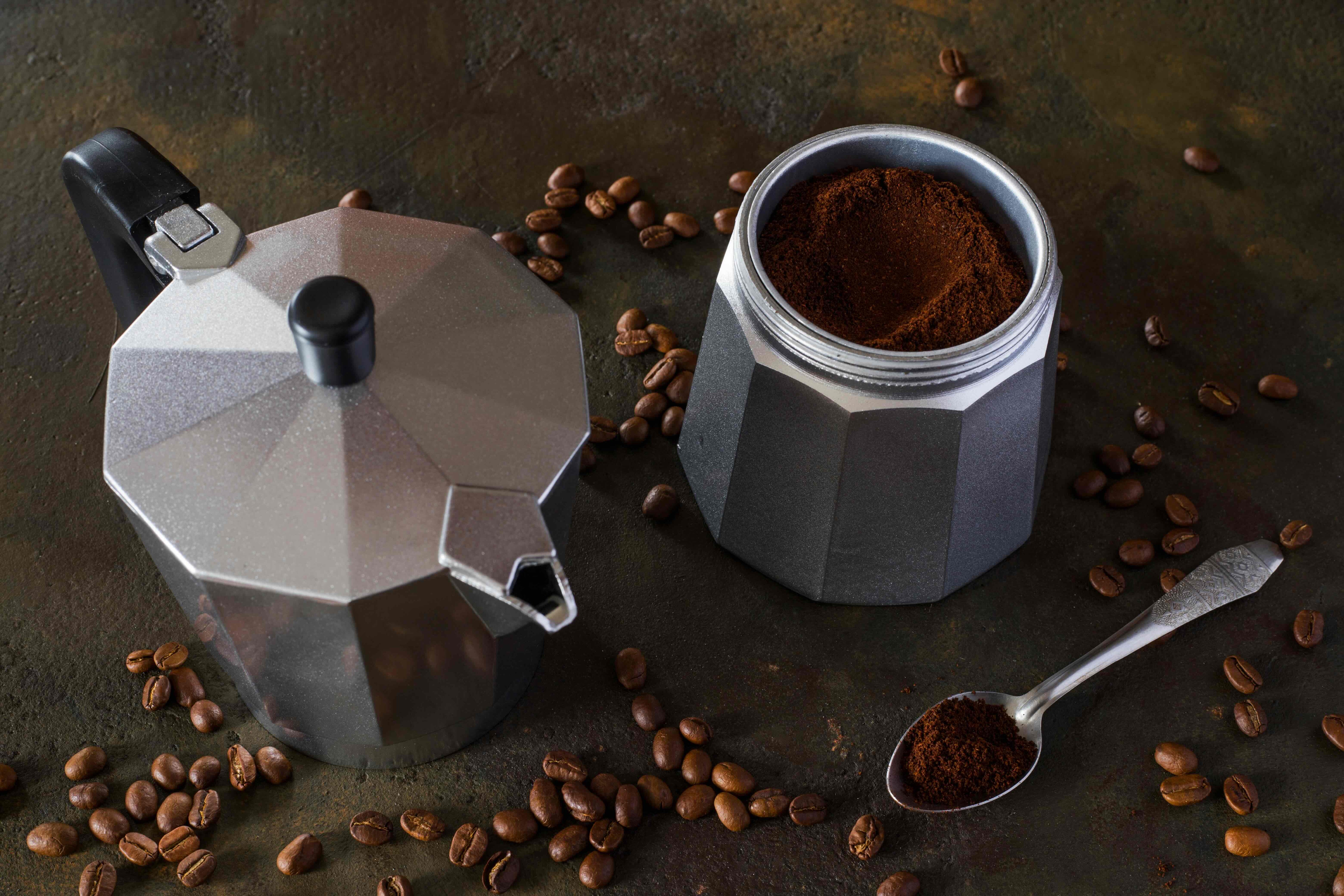 Moka Pot Coffee Grounds: Rich Flavor & Deep Caramelized Notes for a Stovetop Espresso Maker - 220g/ Brews 22