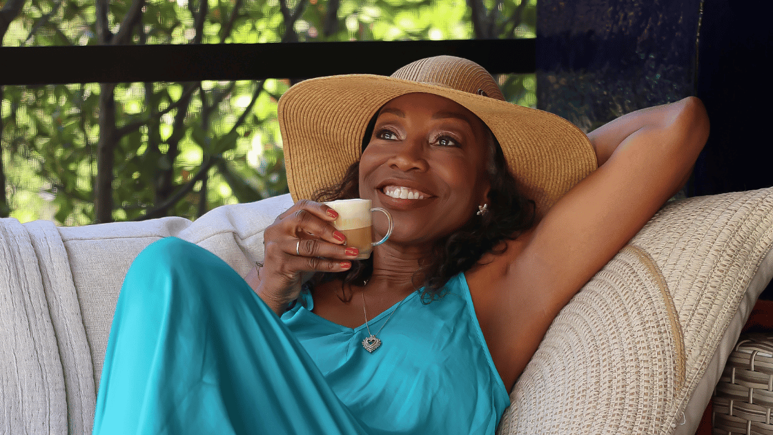 Melicent indulges in best Italian espresso for cappuccino or latte