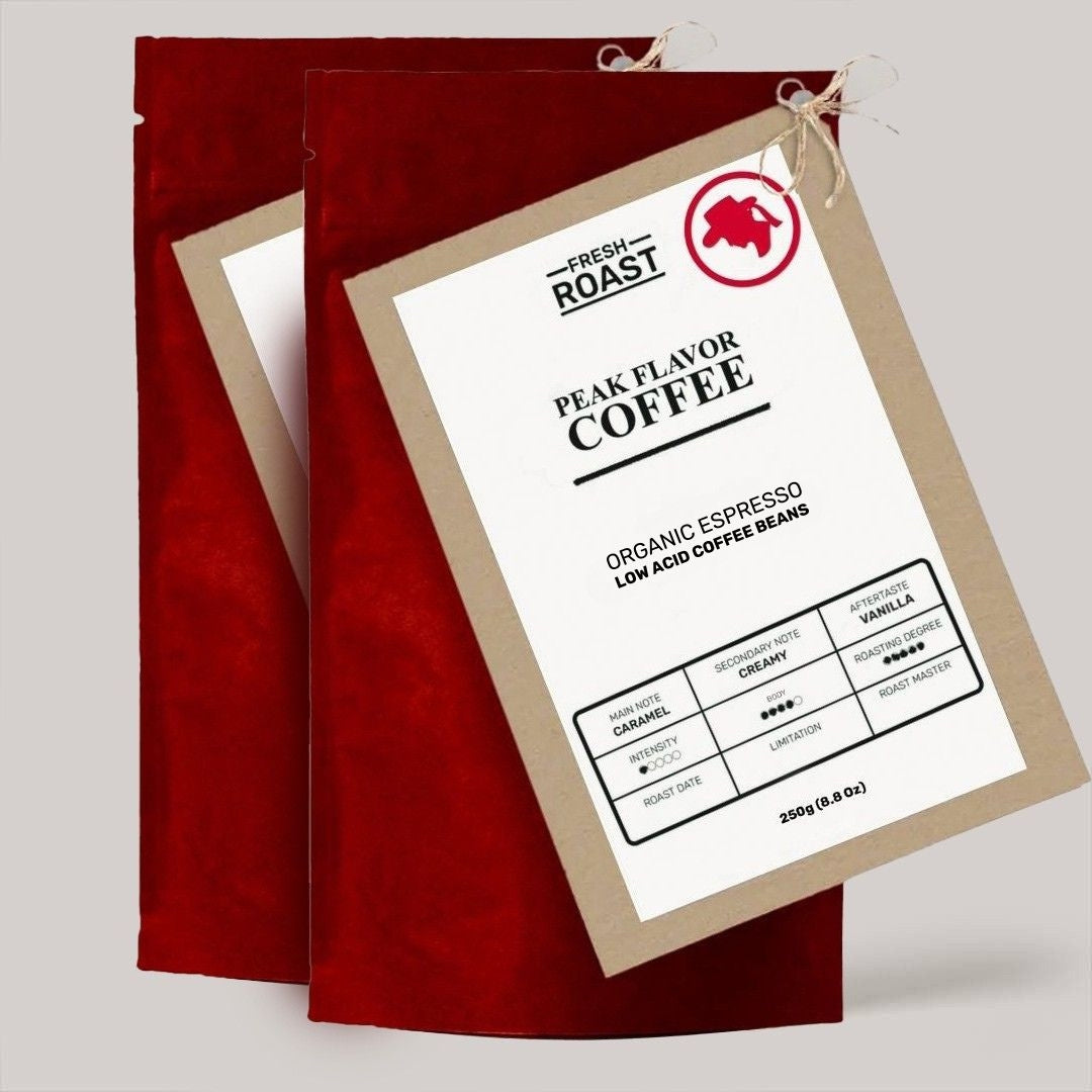 Organic Espresso low acid coffee beans bundle