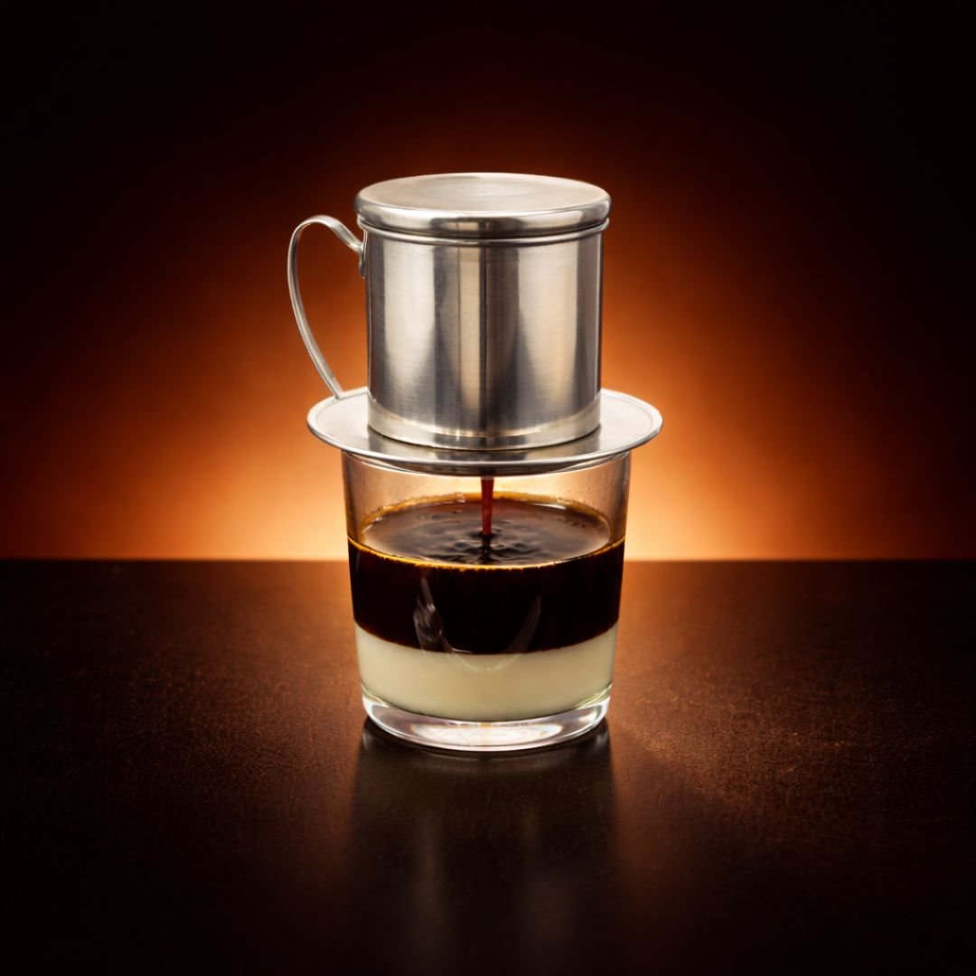 Stainless Steel Phin Coffee Filter Set