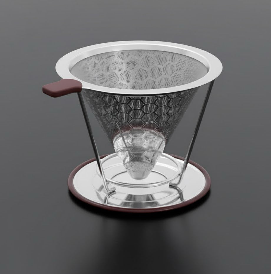 Bundle Pour Over Coffee & Stainless Steel Reusable Coffee Filter | Brews 88 Cups