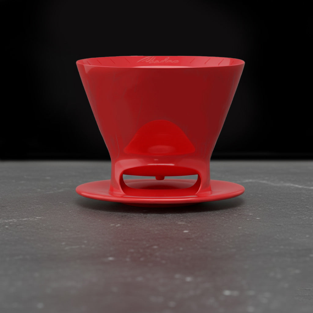 Peak Flavor Pour Over Coffee Brewer / Brews 1 Cup / Red