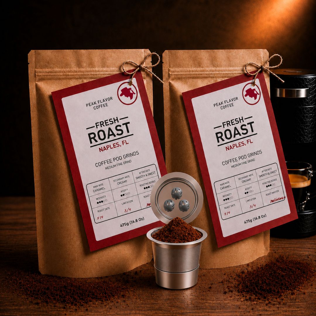 Reusable Coffee Pods Gift Set | 2x475g & 1 Stainless Steel Pod
