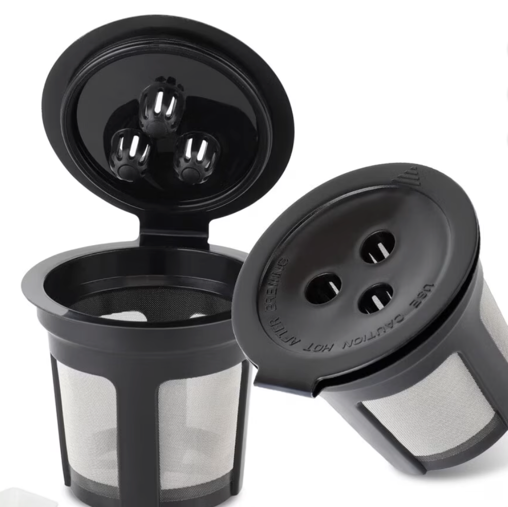 Reusable K Cups for Rich Coffee with Creamy Caramel Body - Fits Ninja DualBrew Pro / 2 K Cups