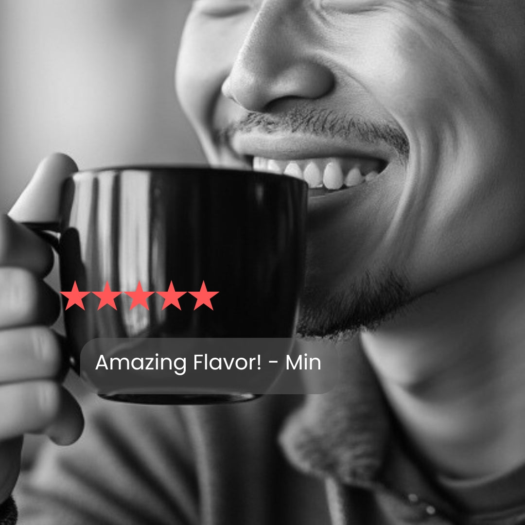 Min loves Peak Flavor Coffee