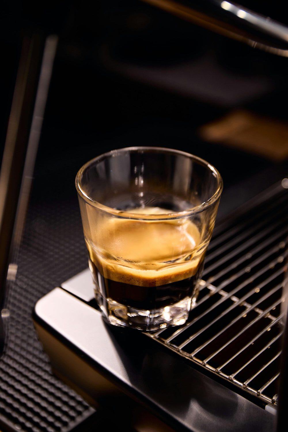 Ristretto on espresso machine