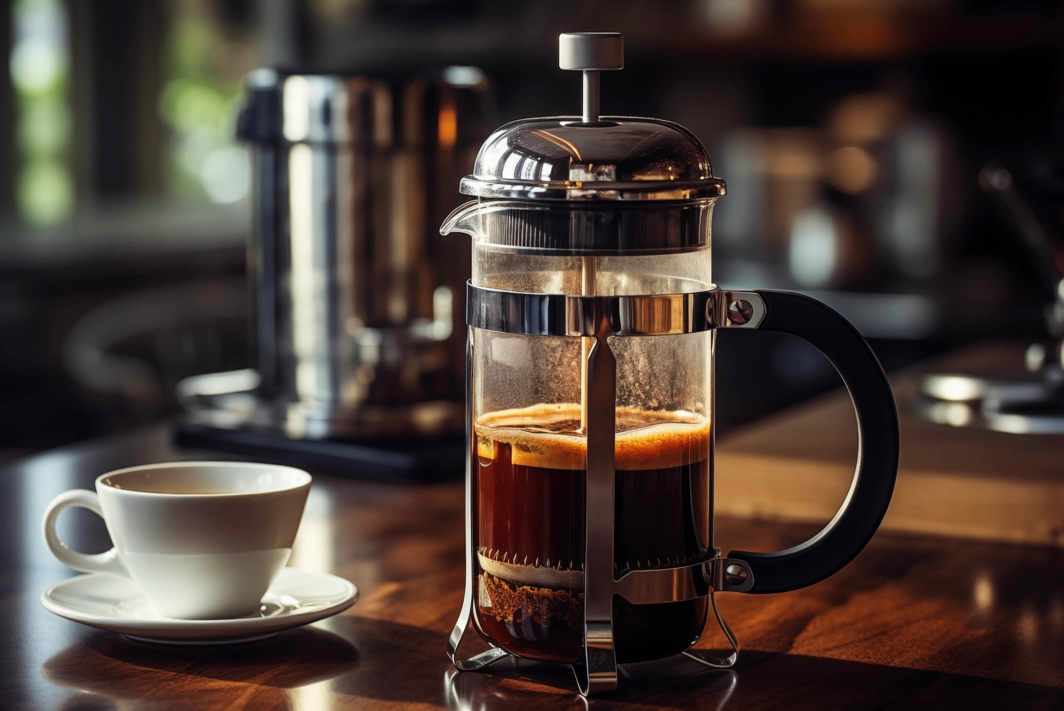 coffee grounds for French press