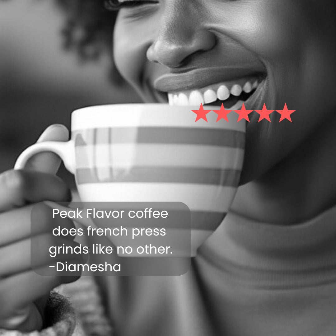 French press rich taste and full body