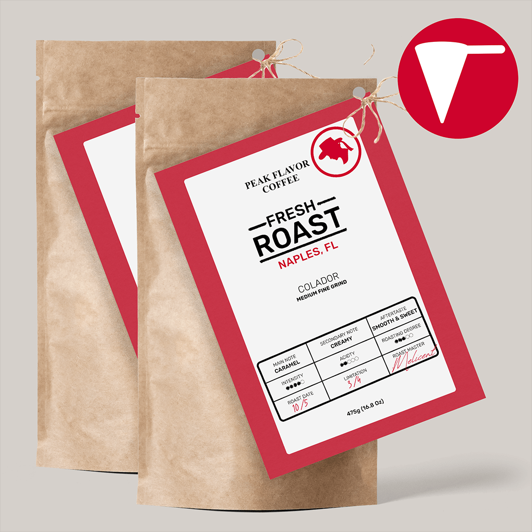 Coffee subscription: fresh roasted, custom Colador coffee with roast date