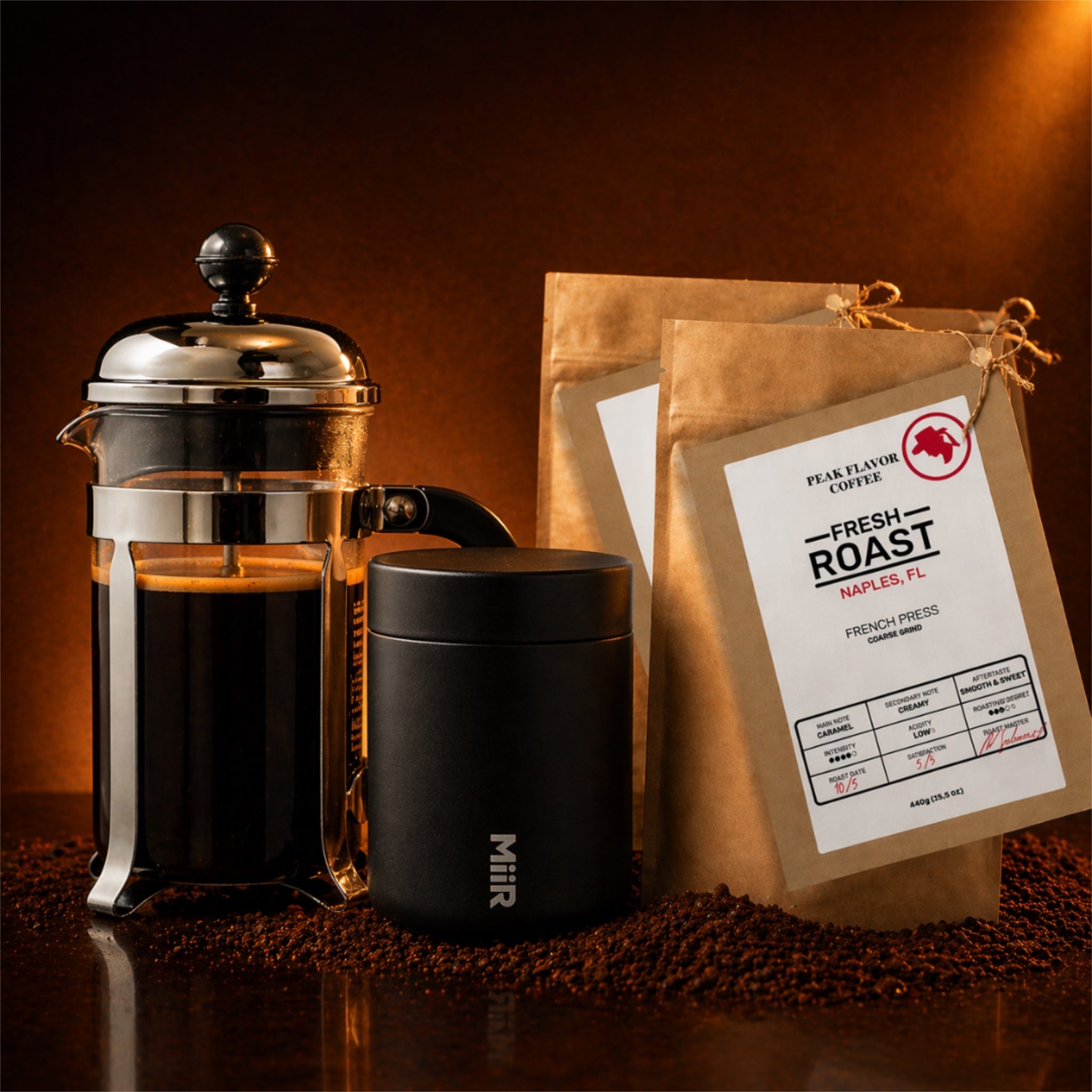 French Press Coffee Coffee Gift Starter Set