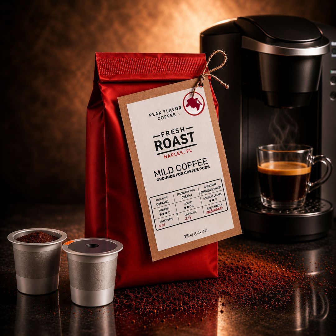 Low Acid Coffee for Reusable k Cups | 250g for 25 Brews
