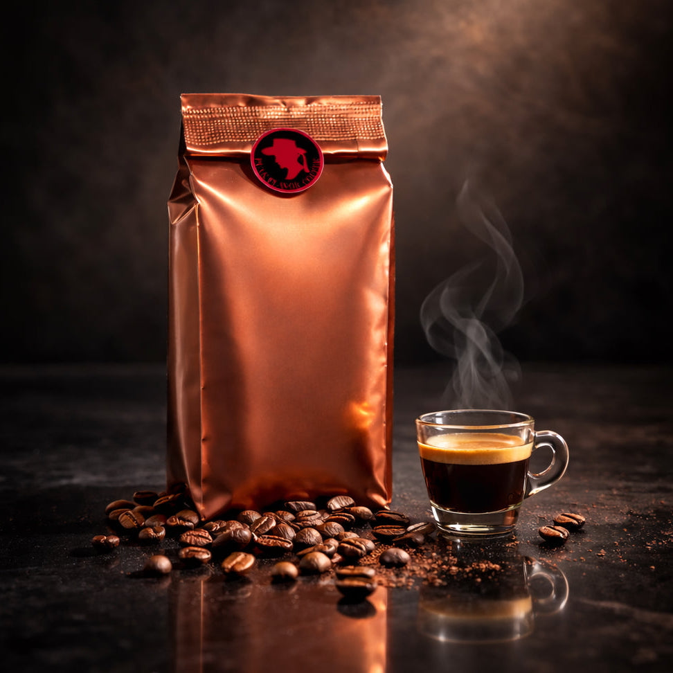 Fresh Roasted Arabica Coffee Beans for Authentic Italian Espresso
