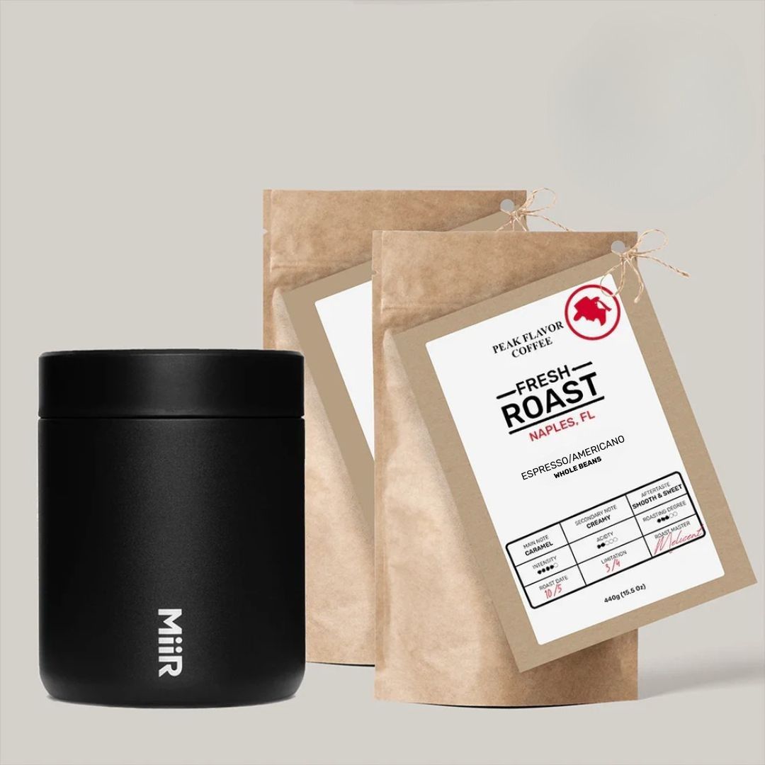 Americano Beans plus Mirr Coffee Canister