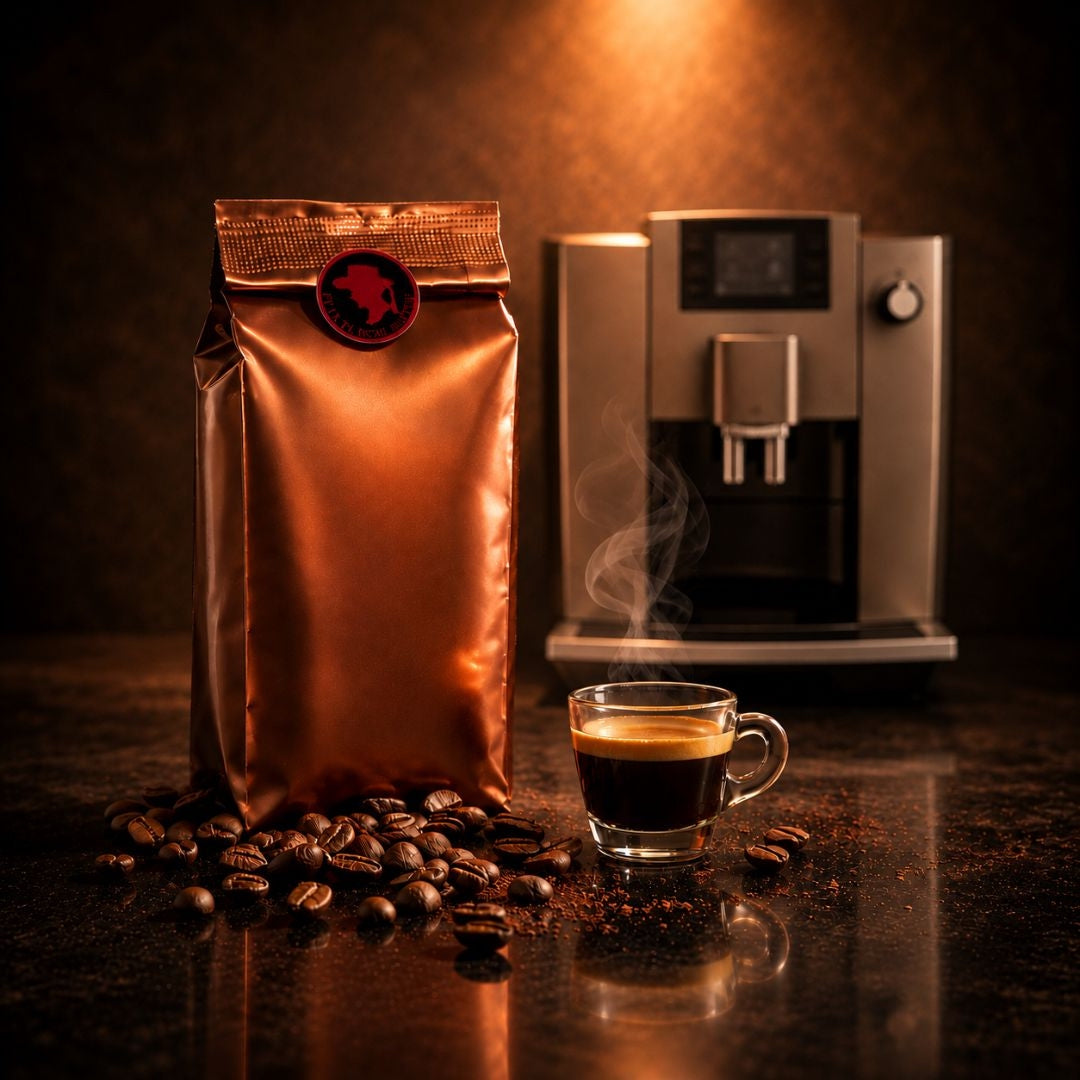 Best Espresso Beans for Super Automatic Espresso Machine | 1lb Black Gold