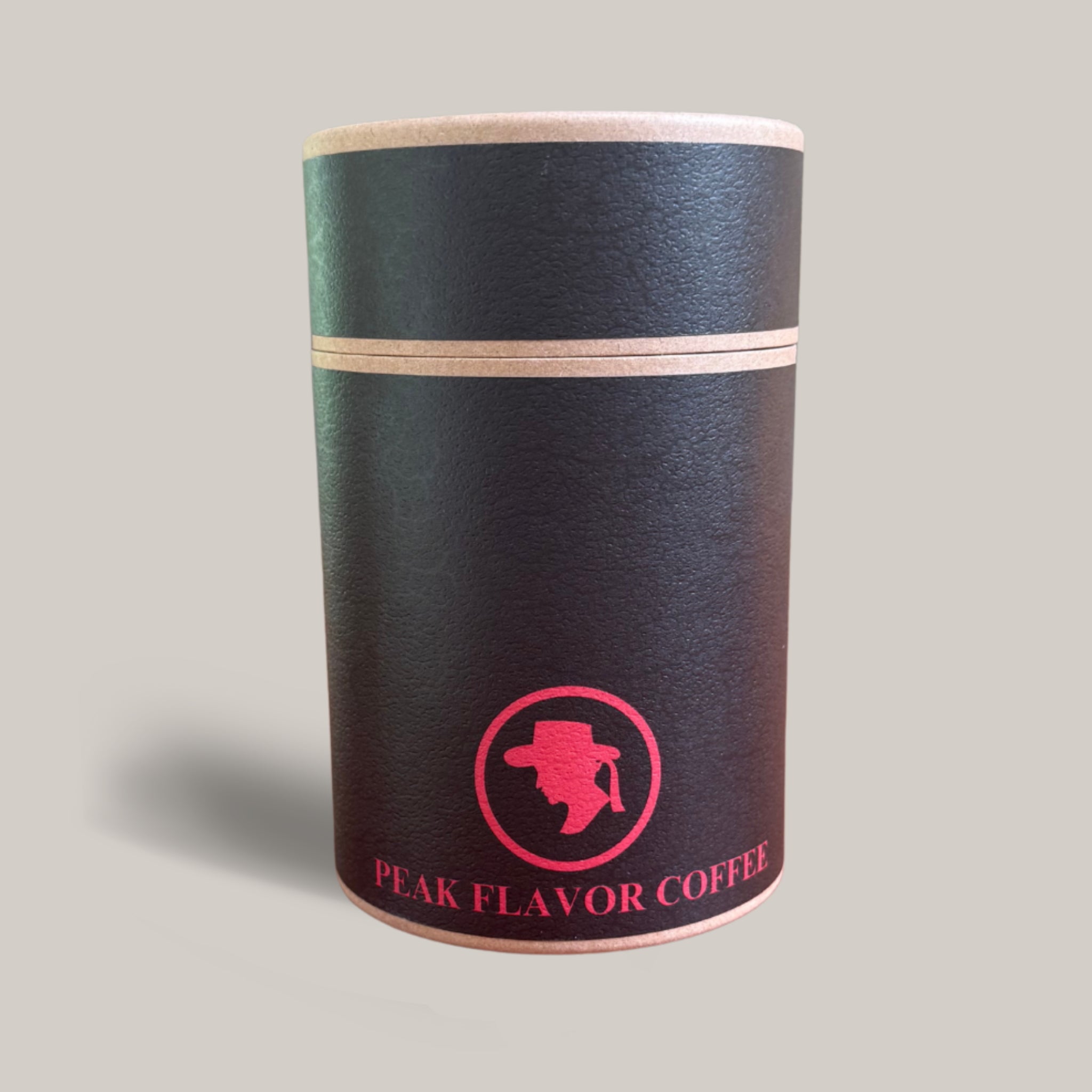Peak Flavor Coffee Gifts - Keepsake Coffee Storage Container / Black