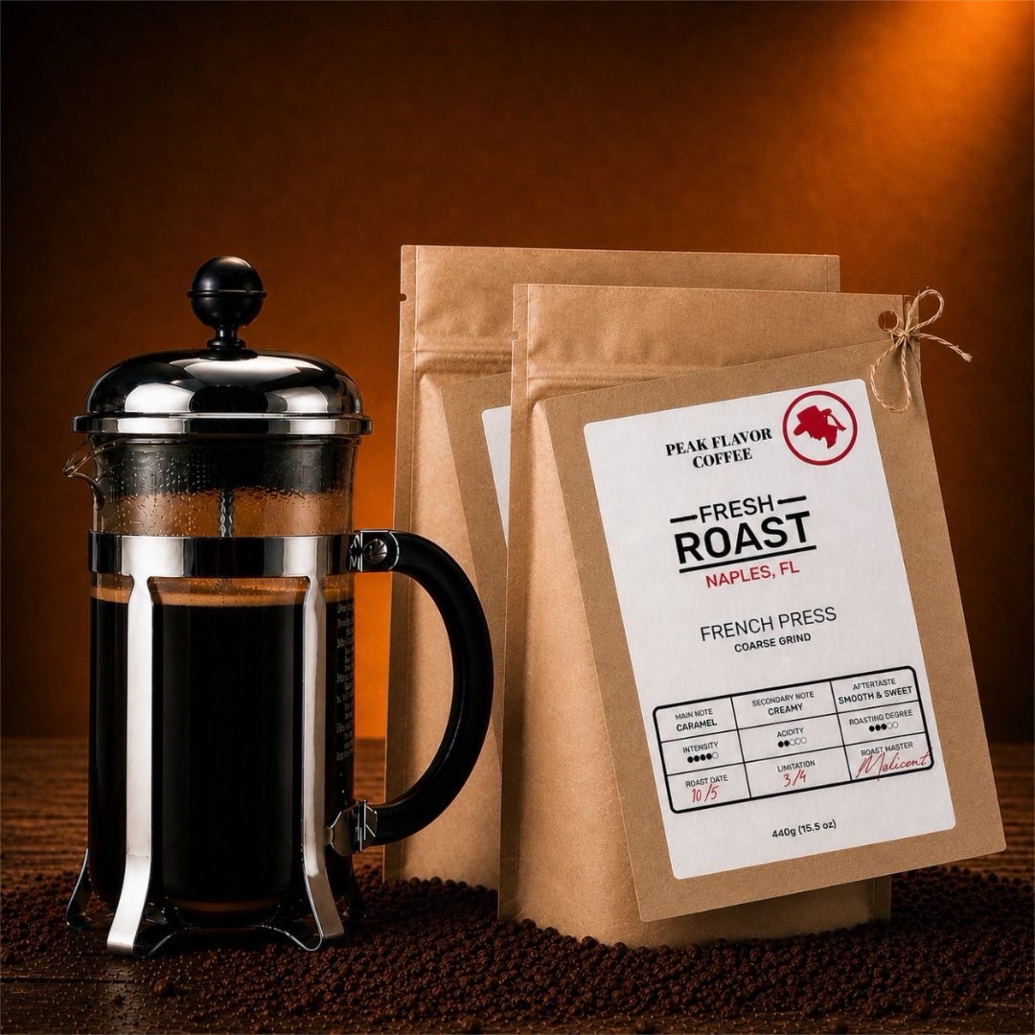Bundle French Press Coffee & Bodum Chambord French Press Coffee Maker