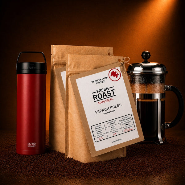 ESPRO Ultralight French Press Coffee Travel Set | Peak Flavor Coffee