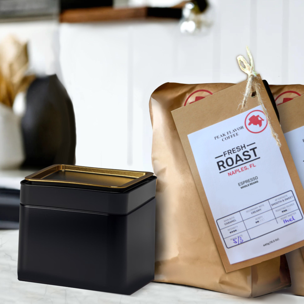 Bundle your espresso beans with this can and save 25%