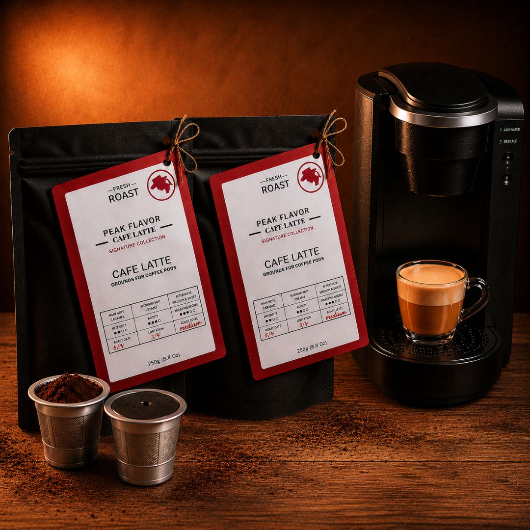 Cafe Latte for Keurig: Espresso for Reusable K Cups | 2x250g