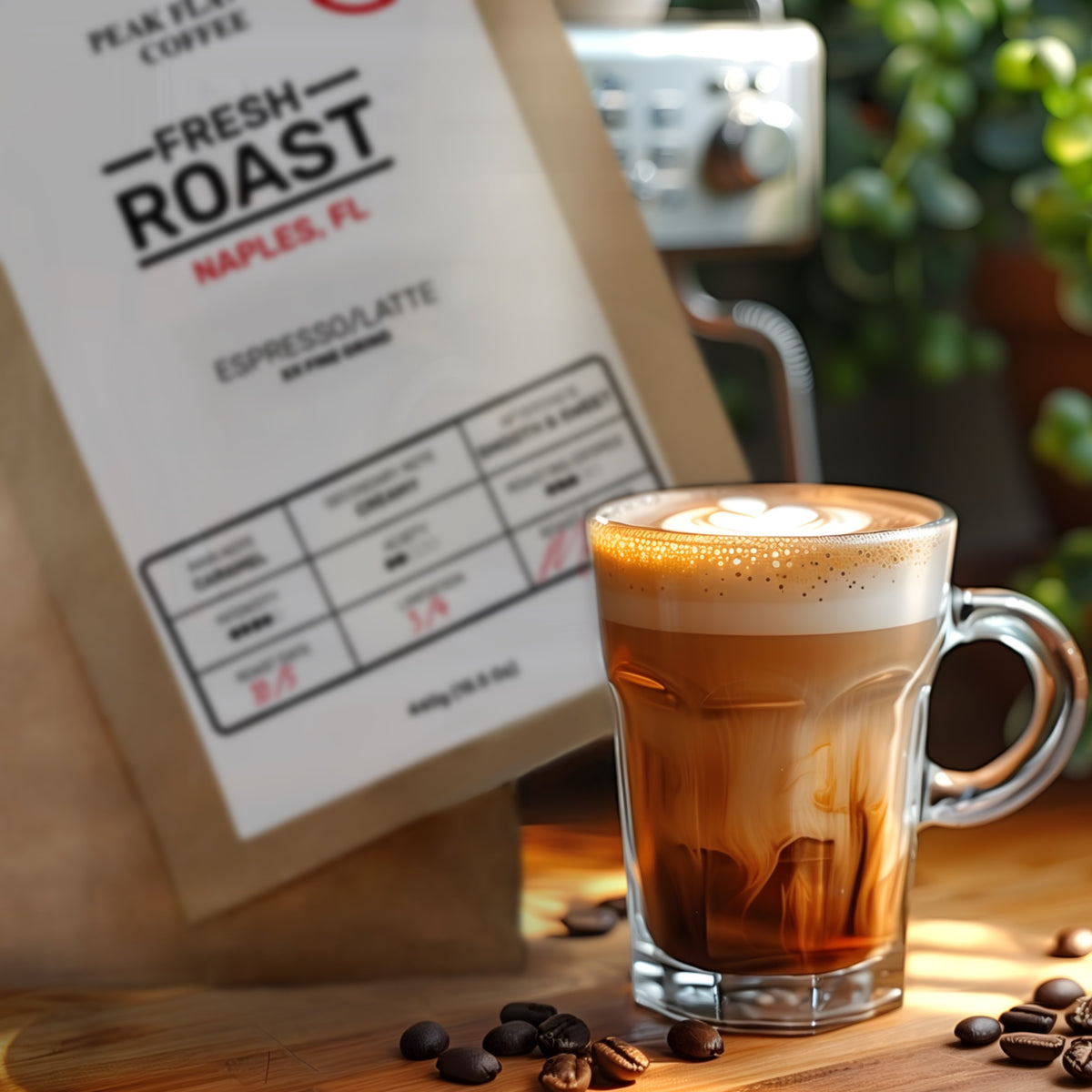 Coffee Beans for Cafe Latte