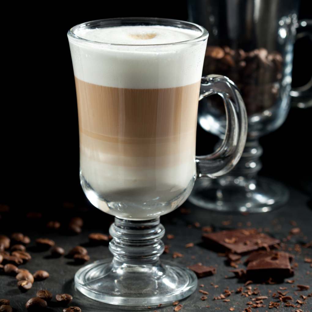 Italian espresso grinds for Peak Flavor Cafe Latte