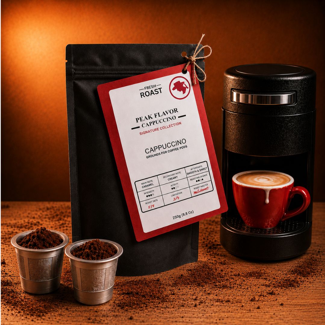 Cappuccino for Reusable K Cups: Espresso Coffee for Keurig | 250g