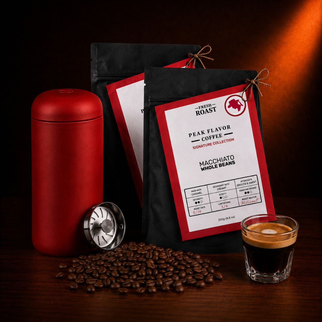 Espresso Beans for Latte Macchiato (2x250g) & Fellow Coffee Mug Bundle