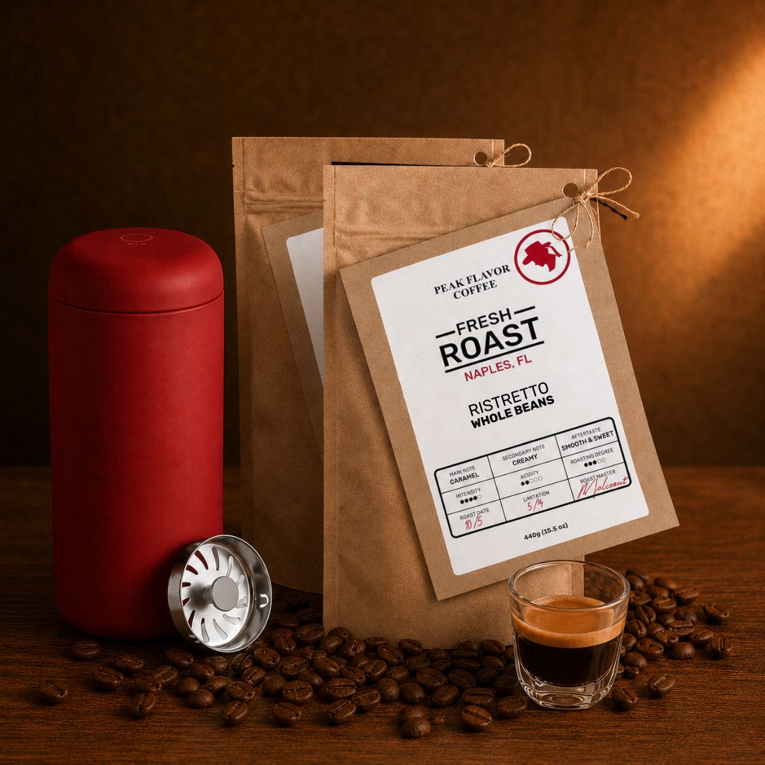 Espresso Beans for Ristretto & Fellow Coffee Mug Bundle