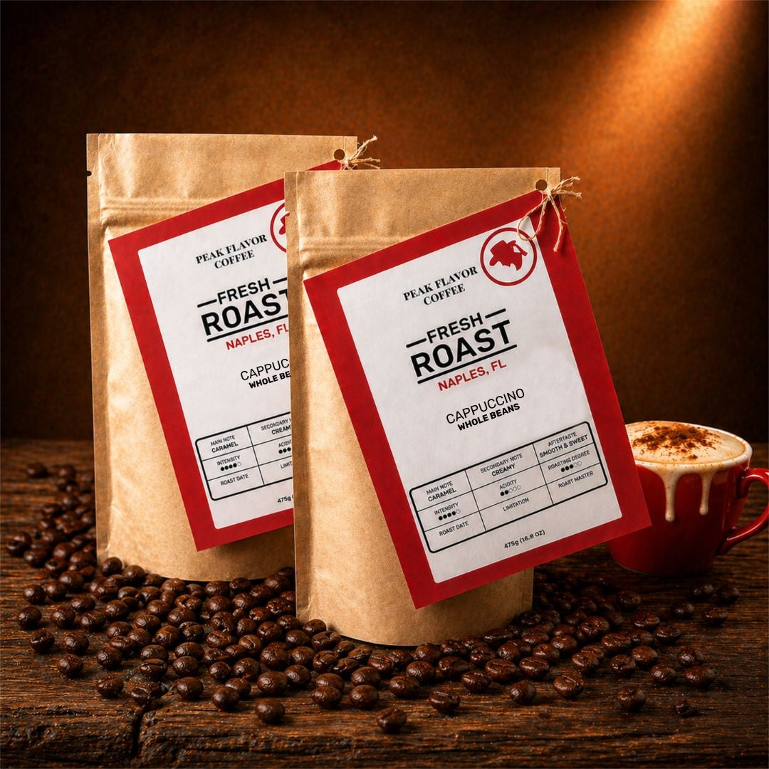 Discover Italian Espresso, Crafted for Cappuccino with Peak Flavor