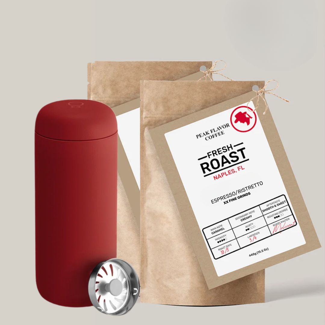 Italian Ristretto Grinds + Fellow Traveler Mug