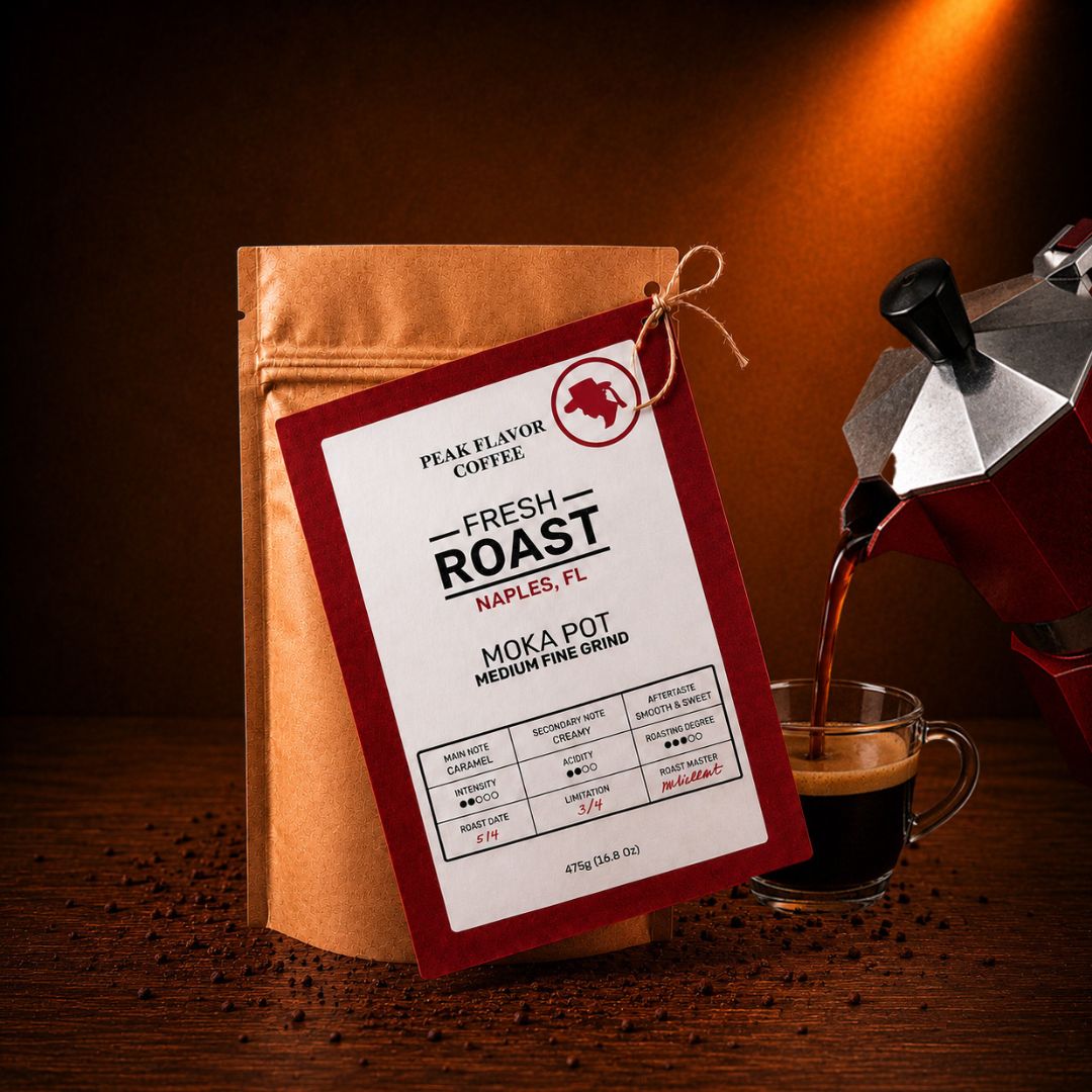 Fresh Ground Coffee for Stovetop Espresso | 475g Barista Bag
