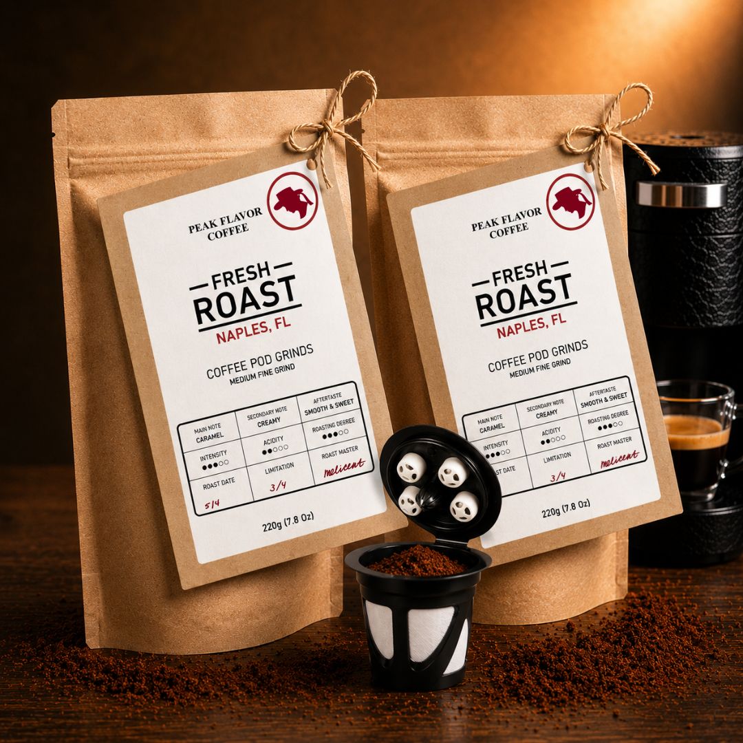 Fresh Roasted Coffee & Reusable K Cup Set |Bundle 2x220g & 1 DIY K Cup