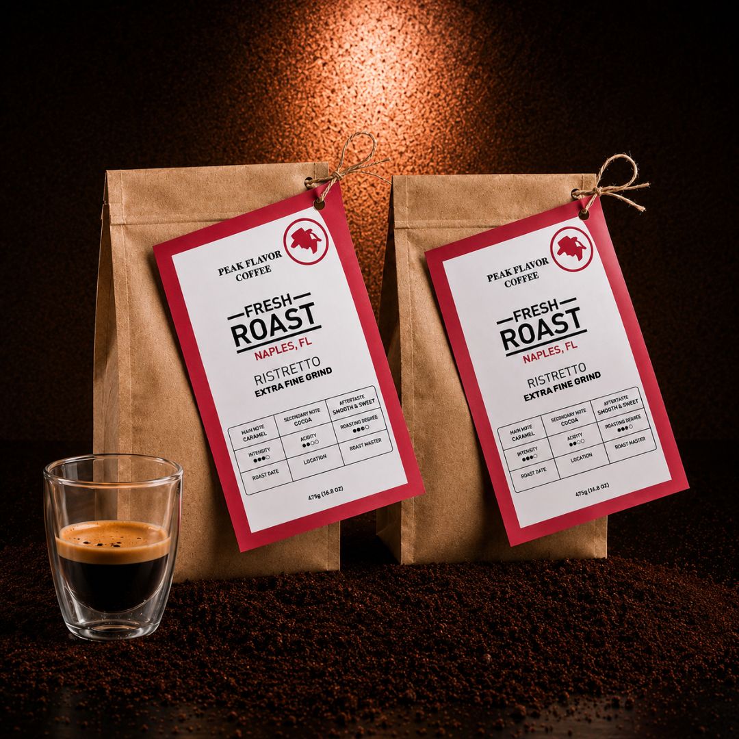 fresh ground coffee for italian ristretto 2x475g subscription bundle